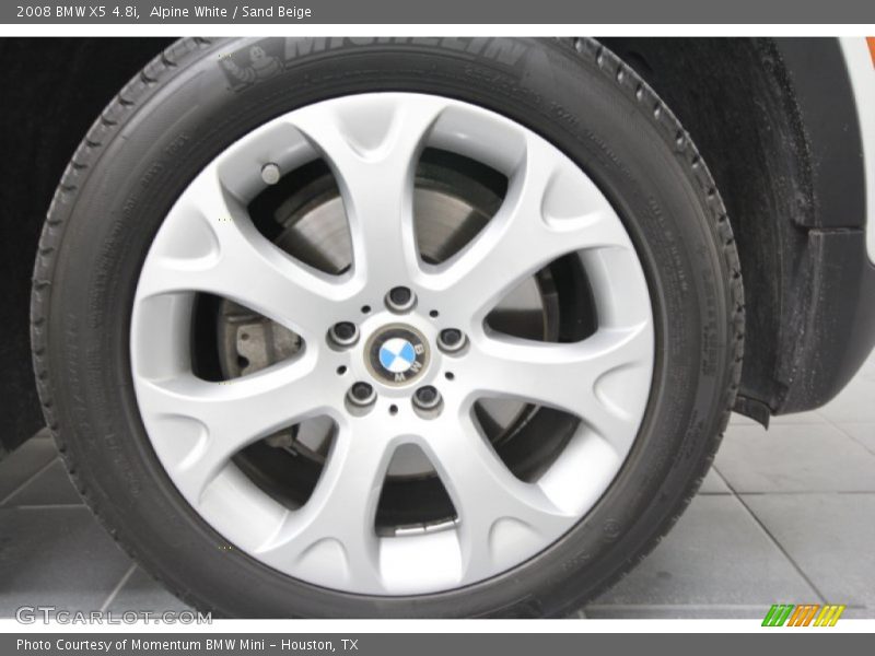 Alpine White / Sand Beige 2008 BMW X5 4.8i