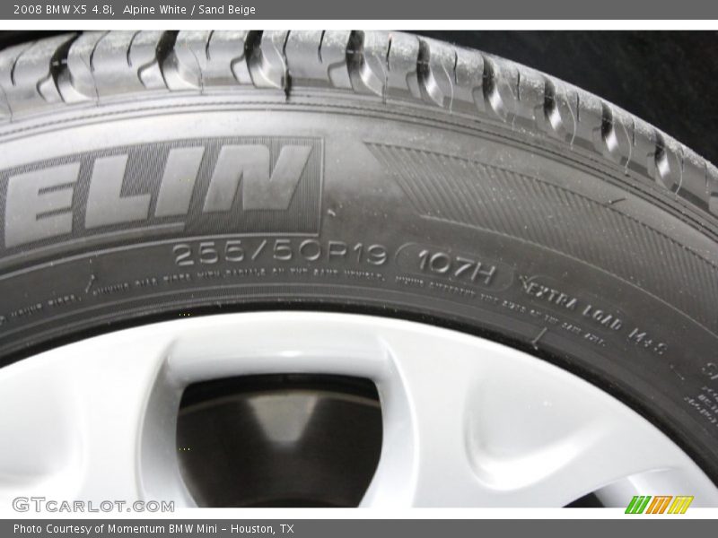 Alpine White / Sand Beige 2008 BMW X5 4.8i