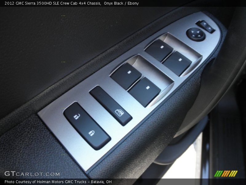 Onyx Black / Ebony 2012 GMC Sierra 3500HD SLE Crew Cab 4x4 Chassis