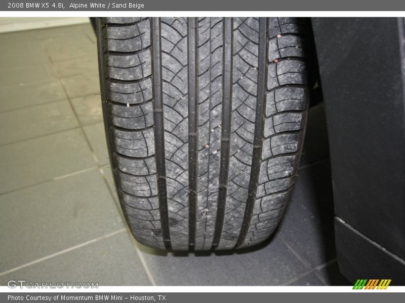 Alpine White / Sand Beige 2008 BMW X5 4.8i