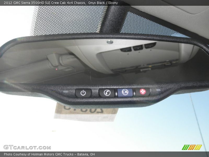 Onyx Black / Ebony 2012 GMC Sierra 3500HD SLE Crew Cab 4x4 Chassis