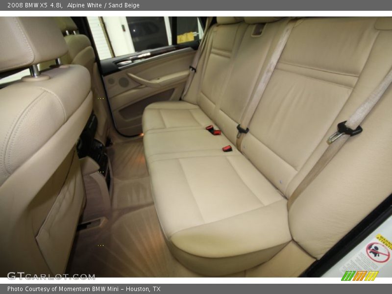 Alpine White / Sand Beige 2008 BMW X5 4.8i