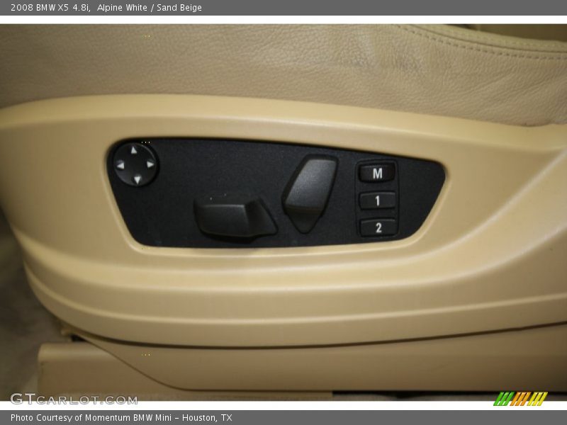 Alpine White / Sand Beige 2008 BMW X5 4.8i