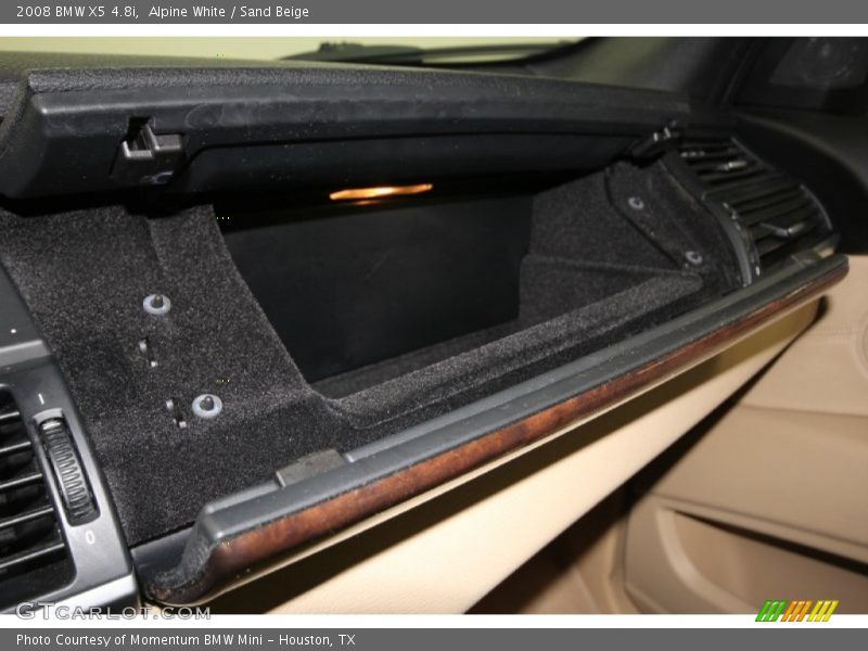 Alpine White / Sand Beige 2008 BMW X5 4.8i