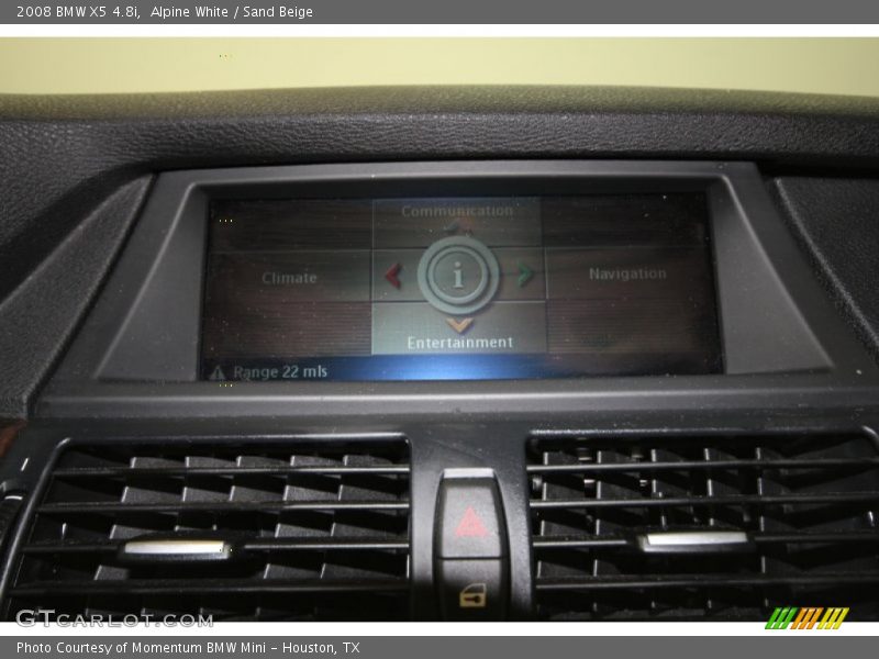 Alpine White / Sand Beige 2008 BMW X5 4.8i