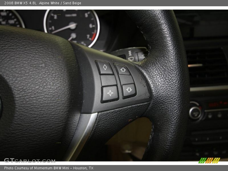 Alpine White / Sand Beige 2008 BMW X5 4.8i
