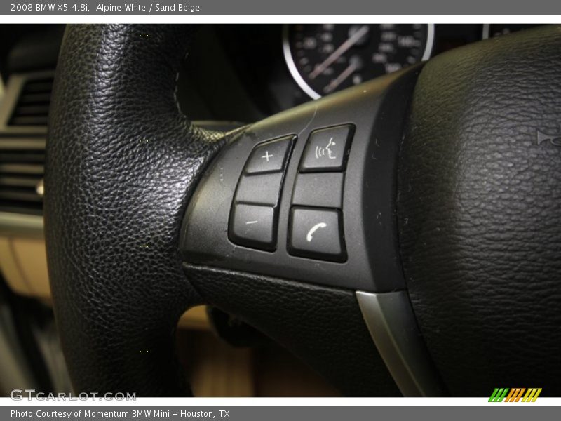 Alpine White / Sand Beige 2008 BMW X5 4.8i