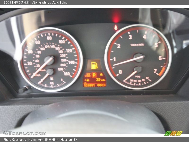 Alpine White / Sand Beige 2008 BMW X5 4.8i