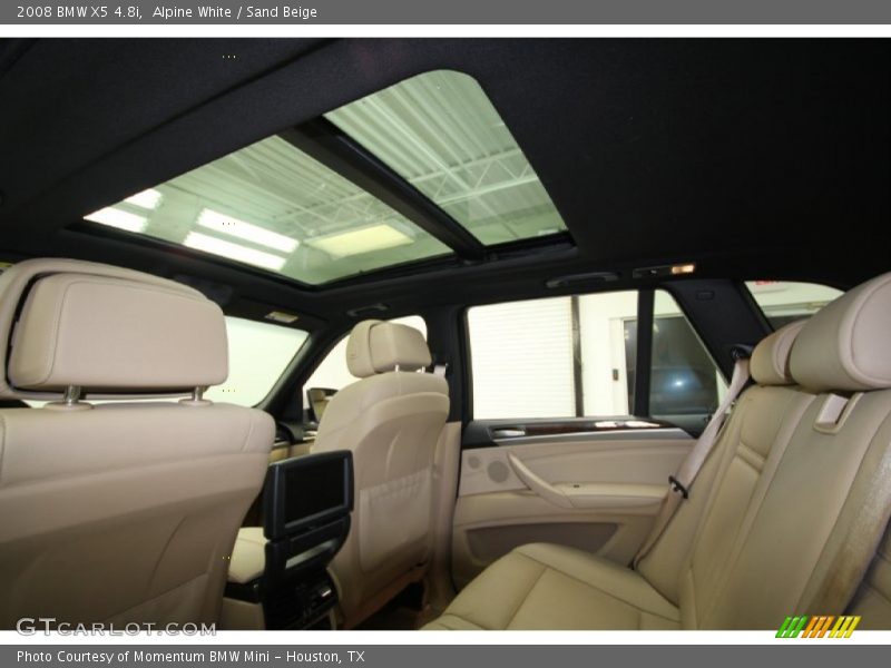 Alpine White / Sand Beige 2008 BMW X5 4.8i