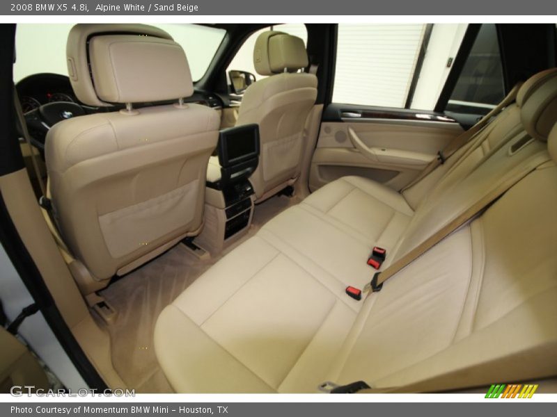 Alpine White / Sand Beige 2008 BMW X5 4.8i