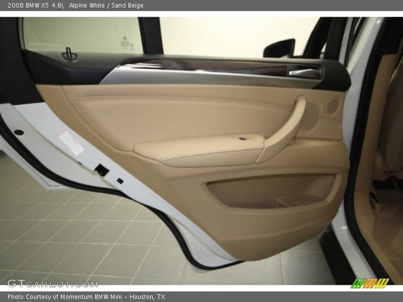 Alpine White / Sand Beige 2008 BMW X5 4.8i