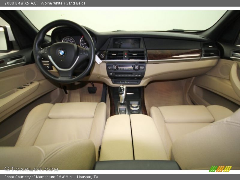 Alpine White / Sand Beige 2008 BMW X5 4.8i