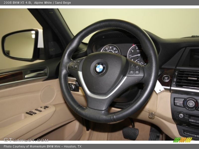 Alpine White / Sand Beige 2008 BMW X5 4.8i