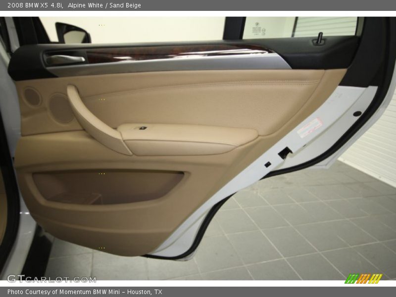Alpine White / Sand Beige 2008 BMW X5 4.8i