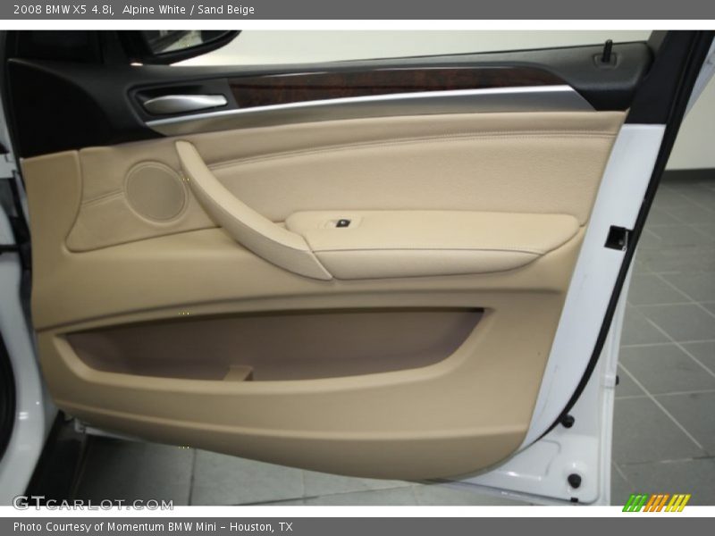 Alpine White / Sand Beige 2008 BMW X5 4.8i