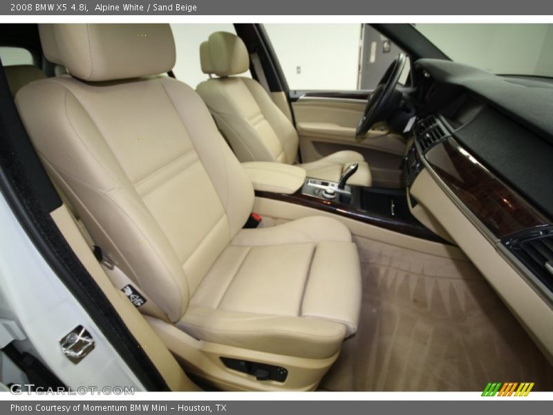Alpine White / Sand Beige 2008 BMW X5 4.8i