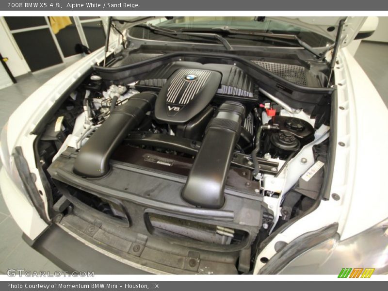 Alpine White / Sand Beige 2008 BMW X5 4.8i