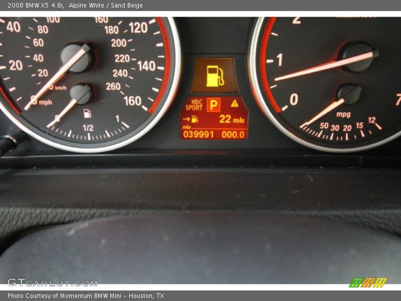 Alpine White / Sand Beige 2008 BMW X5 4.8i