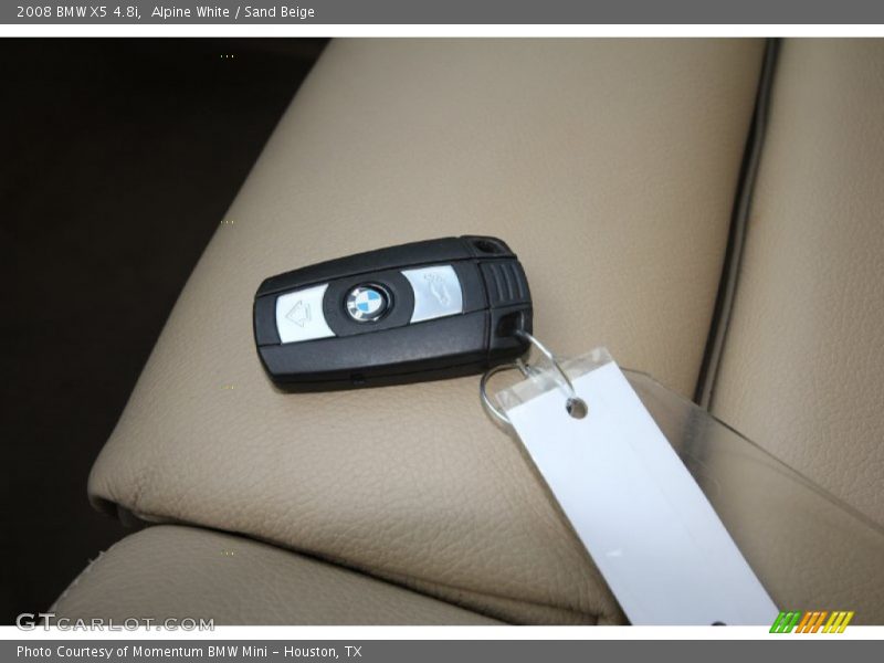Alpine White / Sand Beige 2008 BMW X5 4.8i