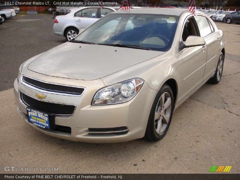 Gold Mist Metallic / Cocoa/Cashmere 2011 Chevrolet Malibu LT