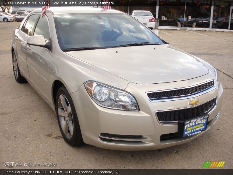 Gold Mist Metallic / Cocoa/Cashmere 2011 Chevrolet Malibu LT