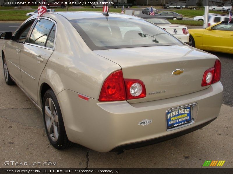 Gold Mist Metallic / Cocoa/Cashmere 2011 Chevrolet Malibu LT