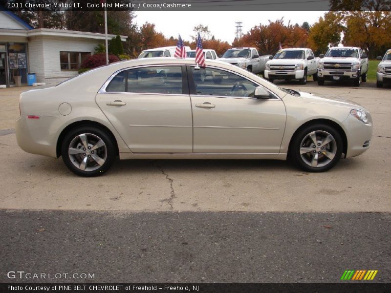 Gold Mist Metallic / Cocoa/Cashmere 2011 Chevrolet Malibu LT