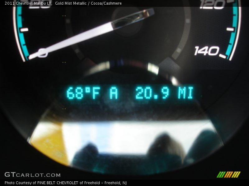 Gold Mist Metallic / Cocoa/Cashmere 2011 Chevrolet Malibu LT
