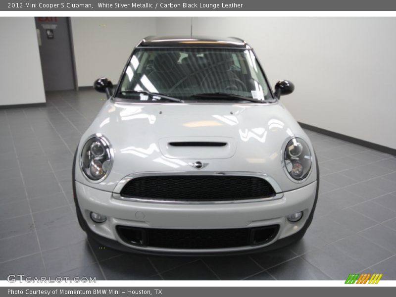 White Silver Metallic / Carbon Black Lounge Leather 2012 Mini Cooper S Clubman