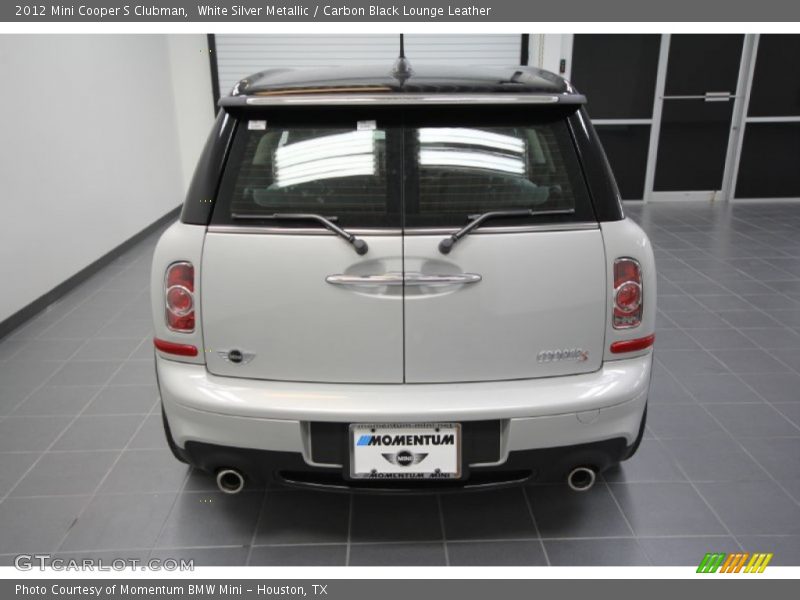 White Silver Metallic / Carbon Black Lounge Leather 2012 Mini Cooper S Clubman