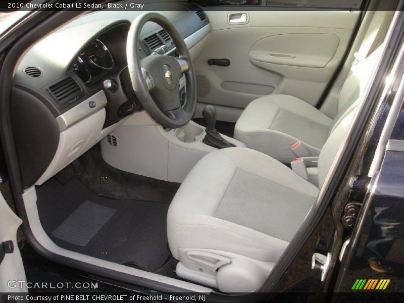 Black / Gray 2010 Chevrolet Cobalt LS Sedan