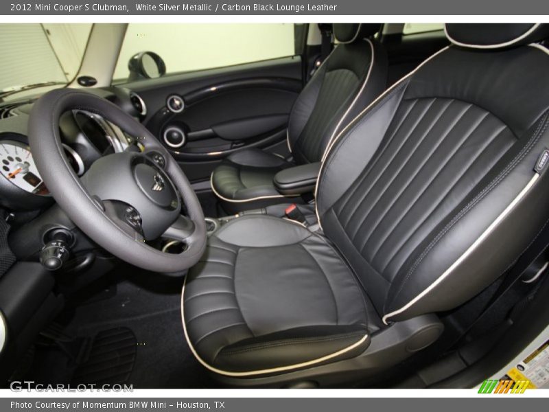 2012 Cooper S Clubman Carbon Black Lounge Leather Interior
