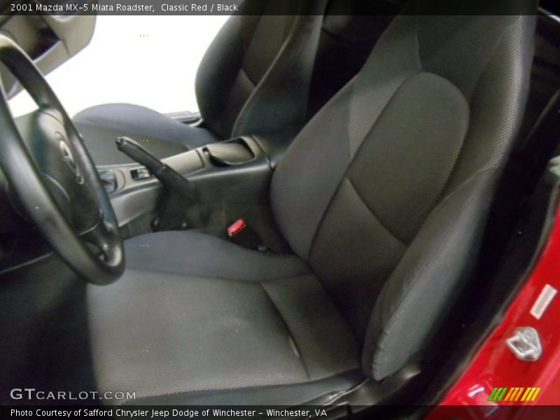 Classic Red / Black 2001 Mazda MX-5 Miata Roadster