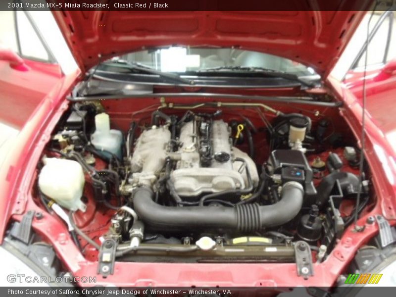 Classic Red / Black 2001 Mazda MX-5 Miata Roadster