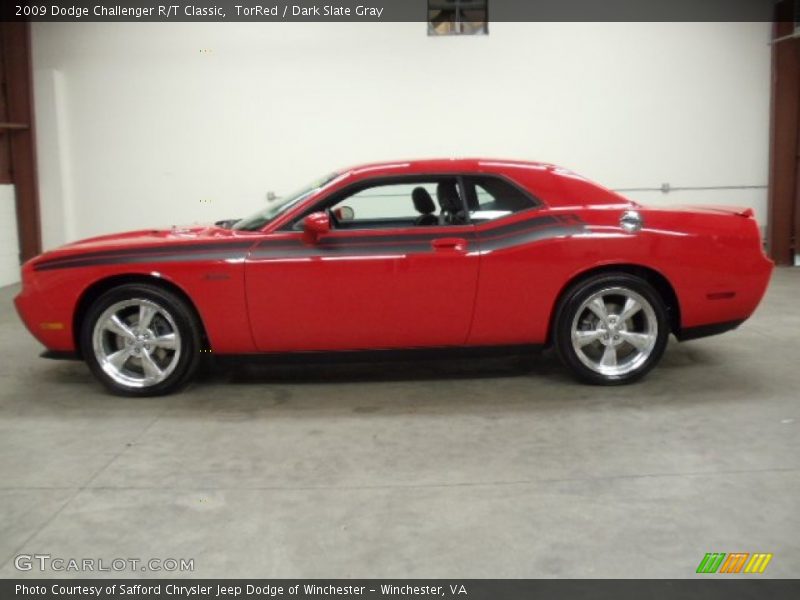 TorRed / Dark Slate Gray 2009 Dodge Challenger R/T Classic