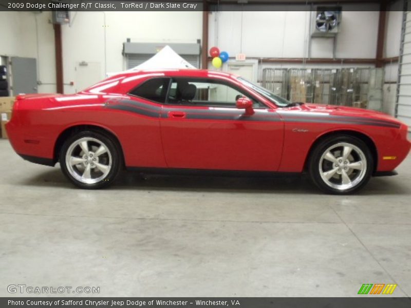 TorRed / Dark Slate Gray 2009 Dodge Challenger R/T Classic