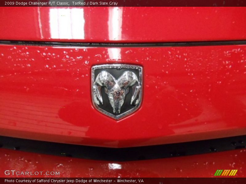 TorRed / Dark Slate Gray 2009 Dodge Challenger R/T Classic