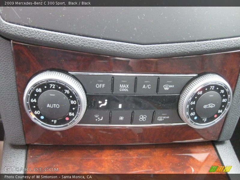 Black / Black 2009 Mercedes-Benz C 300 Sport