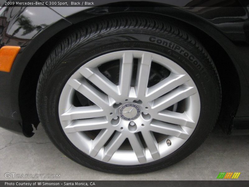 Black / Black 2009 Mercedes-Benz C 300 Sport