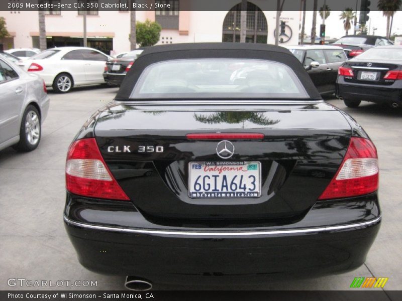 Black / Stone 2009 Mercedes-Benz CLK 350 Cabriolet