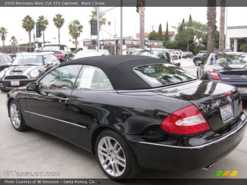 Black / Stone 2009 Mercedes-Benz CLK 350 Cabriolet