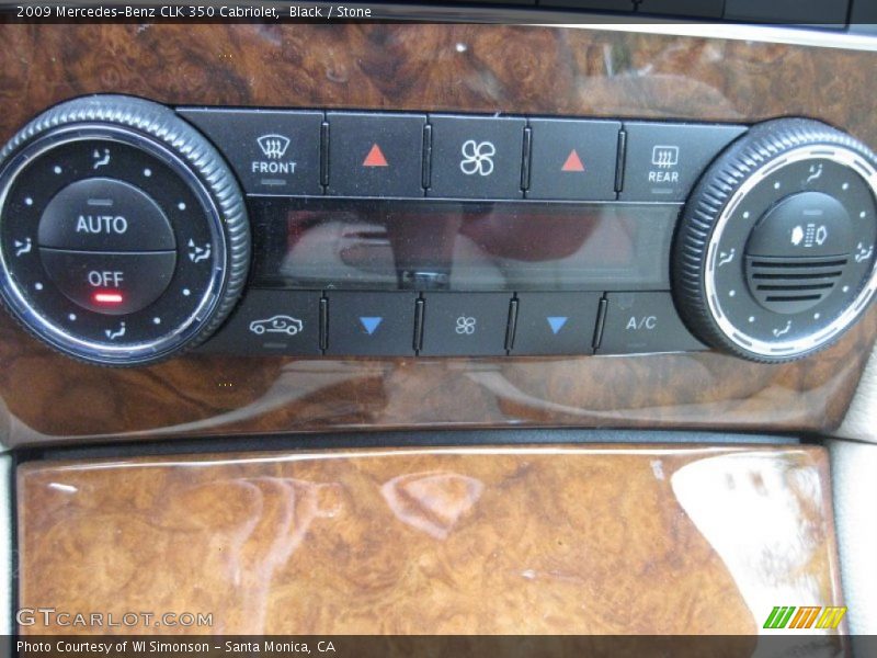 Black / Stone 2009 Mercedes-Benz CLK 350 Cabriolet