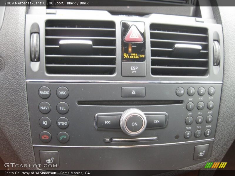 Black / Black 2009 Mercedes-Benz C 300 Sport