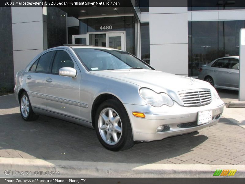 Brilliant Silver Metallic / Ash 2001 Mercedes-Benz C 320 Sedan