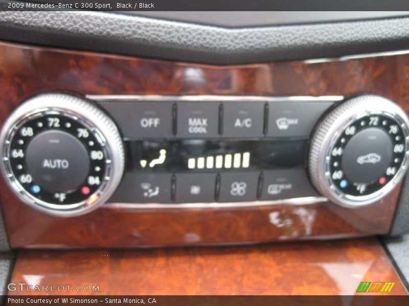 Black / Black 2009 Mercedes-Benz C 300 Sport