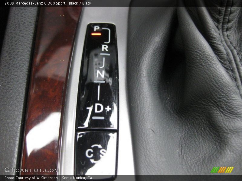 Black / Black 2009 Mercedes-Benz C 300 Sport