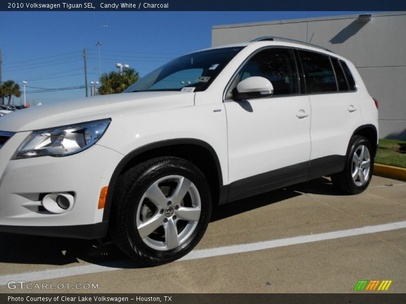 Candy White / Charcoal 2010 Volkswagen Tiguan SEL