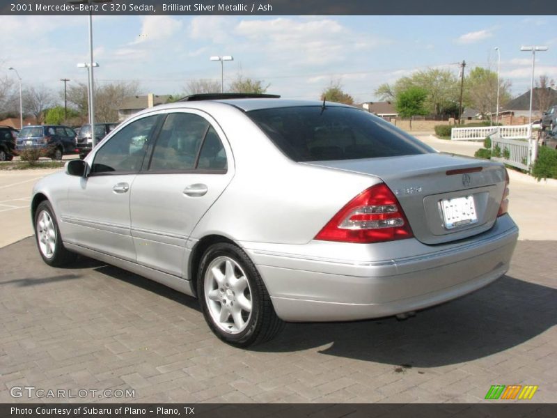 Brilliant Silver Metallic / Ash 2001 Mercedes-Benz C 320 Sedan