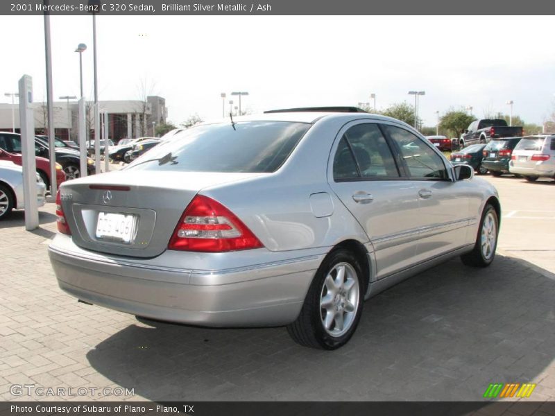 Brilliant Silver Metallic / Ash 2001 Mercedes-Benz C 320 Sedan