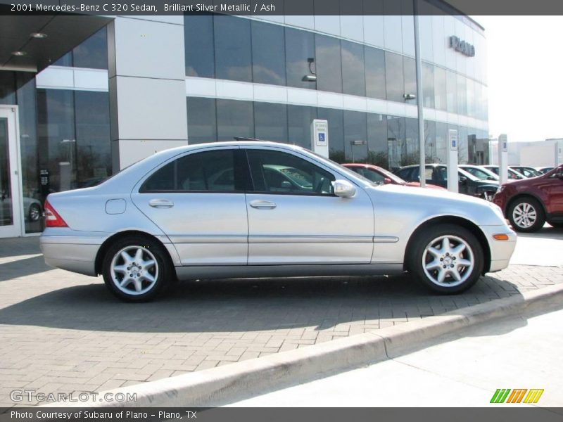 Brilliant Silver Metallic / Ash 2001 Mercedes-Benz C 320 Sedan